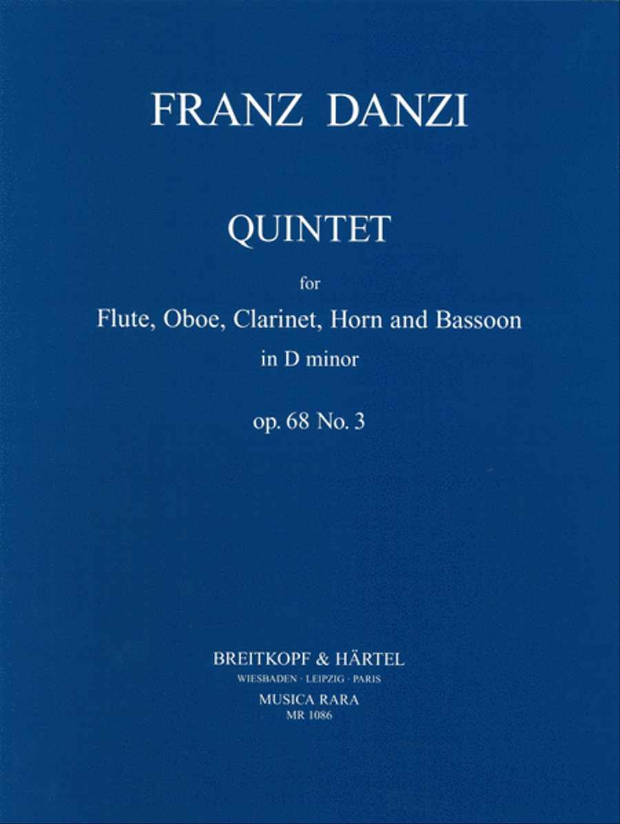 Quintet in D minor Op. 68/3 Bassoon scores gallery preview page 1