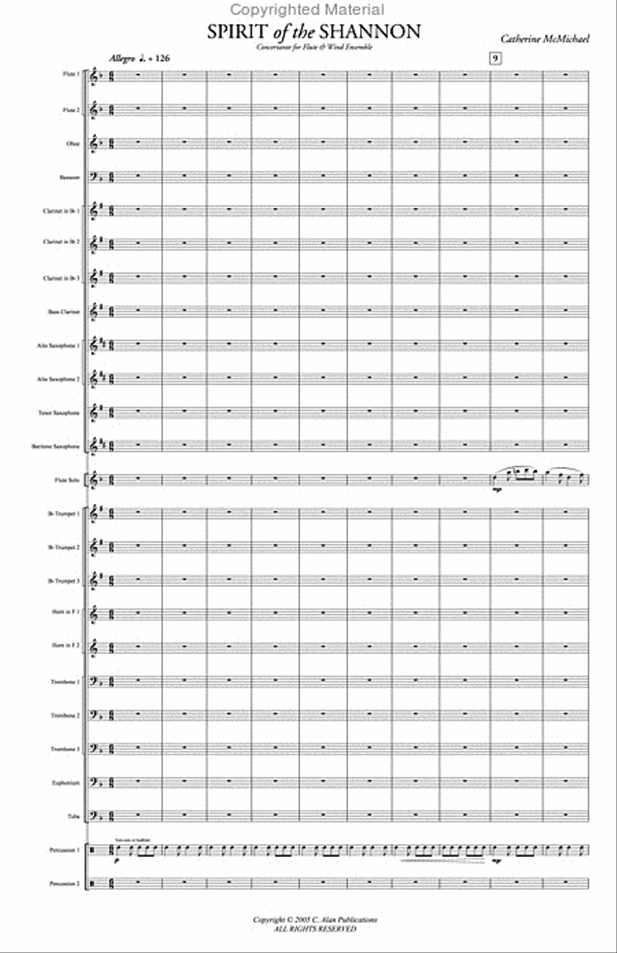 Spirit of the Shannon Spirit of the Shannon Concert Band scores gallery preview page 2