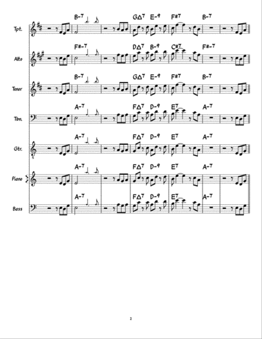 Riverwalk Riverwalk Jazz Ensemble scores gallery preview page 2