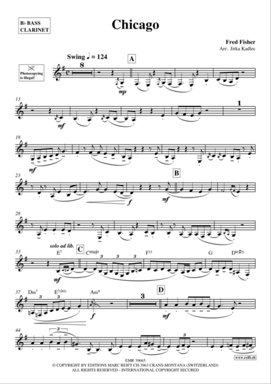 Chicago Bass Clarinet scores gallery preview page 2