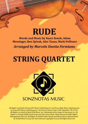 Book cover for Rude