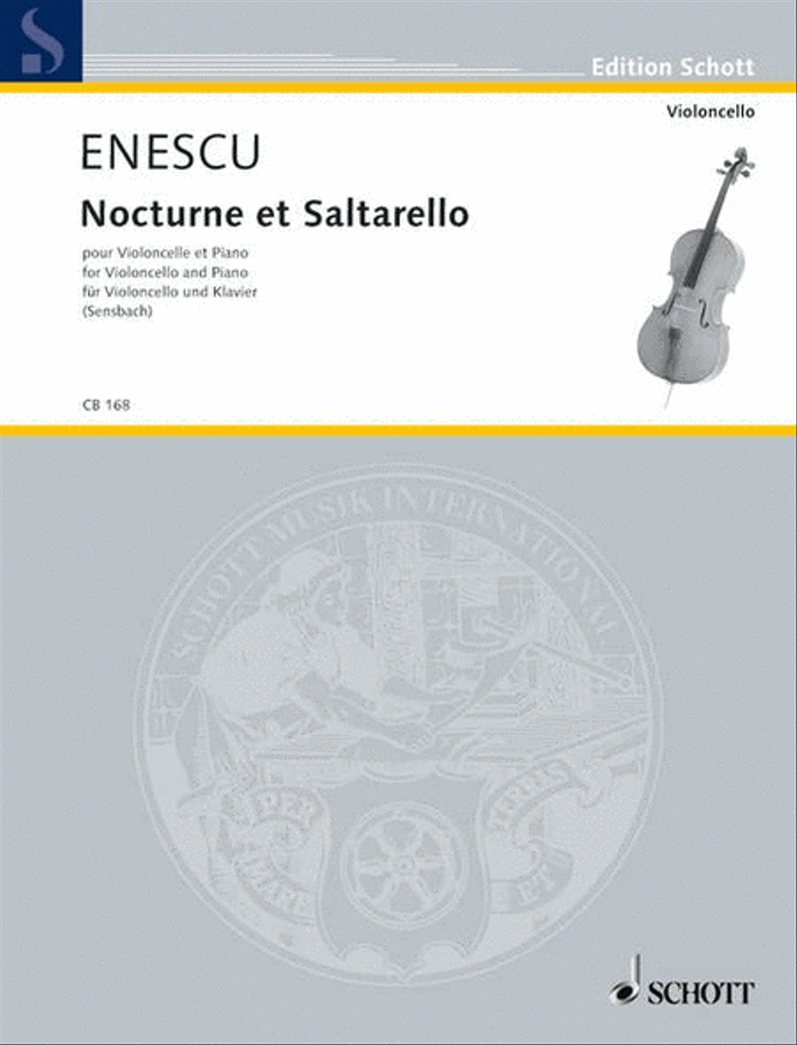 Nocturne et Saltarello Piano Accompaniment scores gallery preview page 1