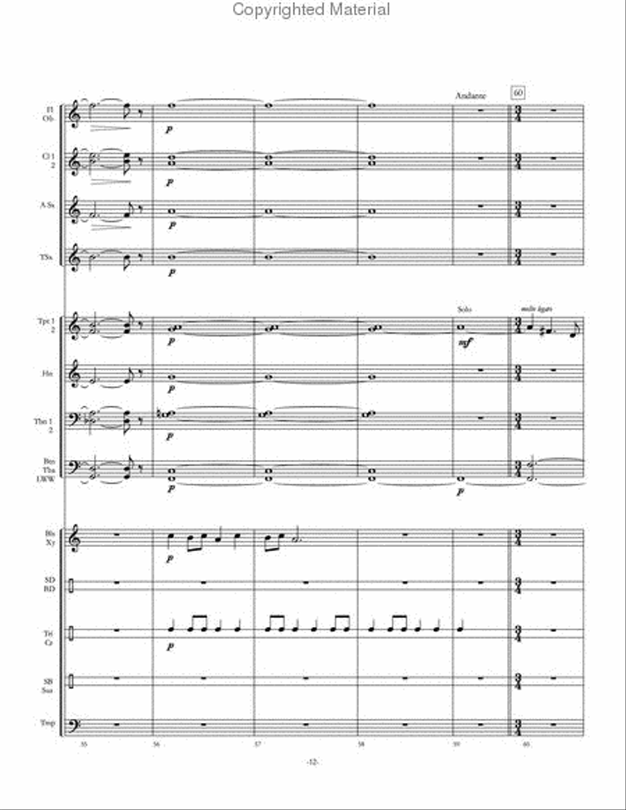Kaleidoscope Concert Band scores gallery preview page 13