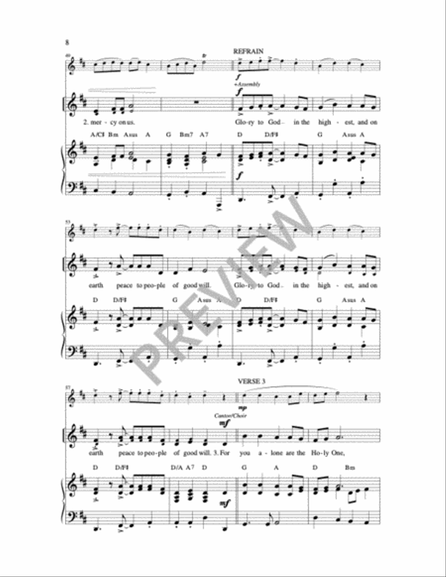Mass of Joy - Full Score Mass of Joy - Full Score 2-Part scores gallery preview page 6