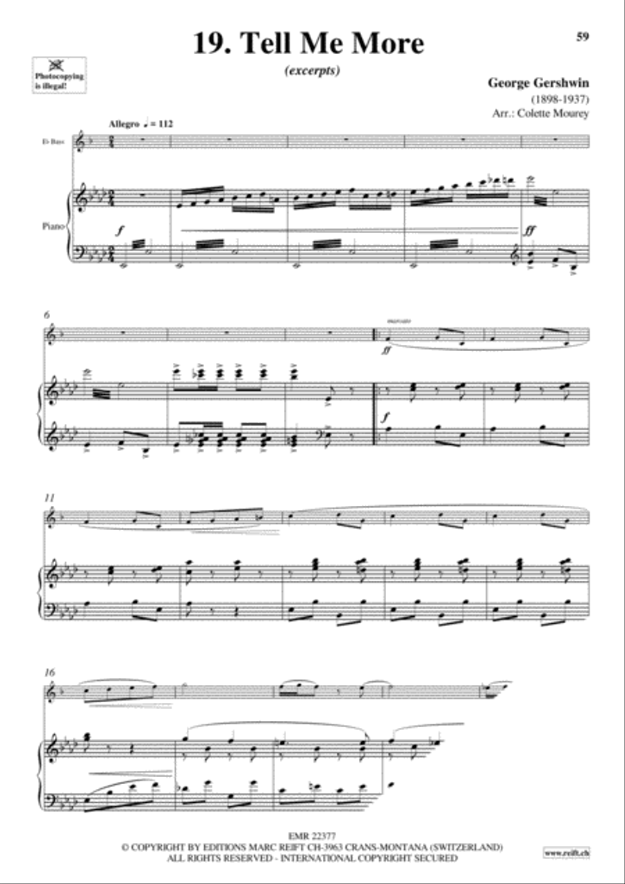 Gershwin 20 Greatest Hits Voice Solo scores gallery preview page 21