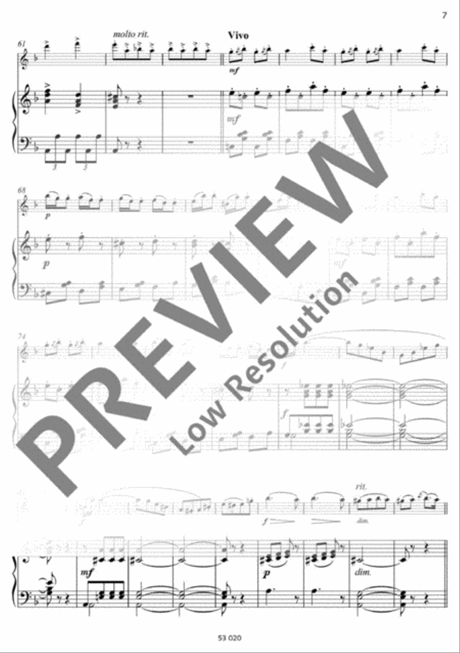 Russian Gypsy Song Flute Solo scores gallery preview page 8