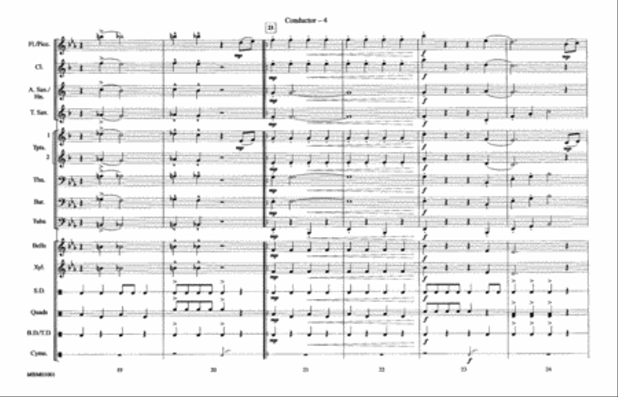 Sleigh Ride: Score Marching Band scores gallery preview page 4