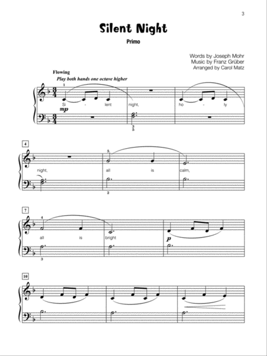 Famous & Fun Christmas Duets, Book 3 Small Ensemble scores gallery preview page 29
