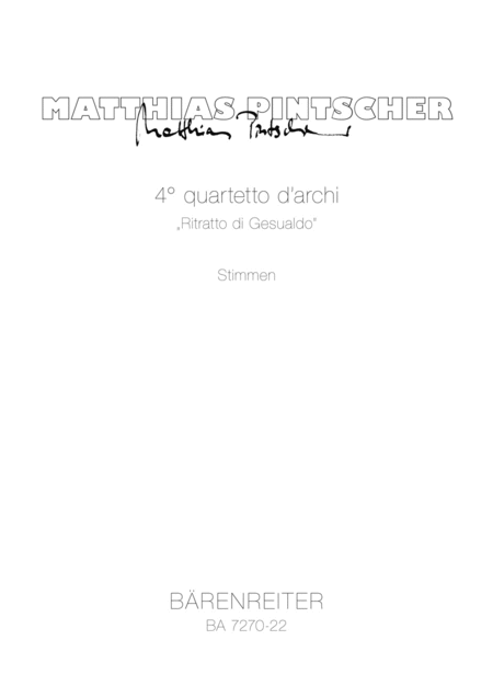 4. quartetto darchi - Ritratto di Gesualdo