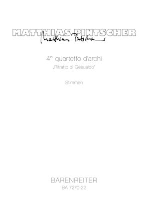 4. quartetto d'archi - Ritratto di Gesualdo (1992)