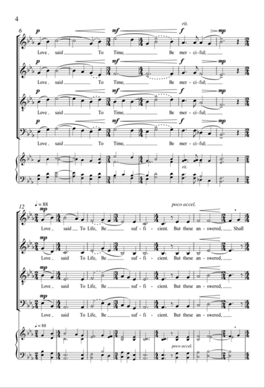 Love 4-Part scores gallery preview page 3