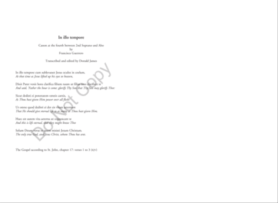 In Illo Tempore In Illo Tempore SSATB scores gallery preview page 4