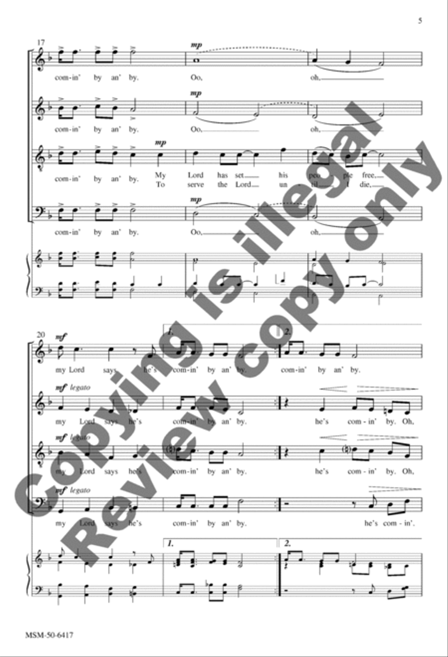 Rise, Shine! Divisi scores gallery preview page 5
