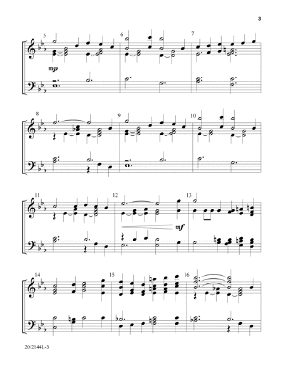 It Came Upon a Midnight Clear 3-Octaves scores gallery preview page 3