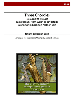 Three Chorales for Saxophone Quartet