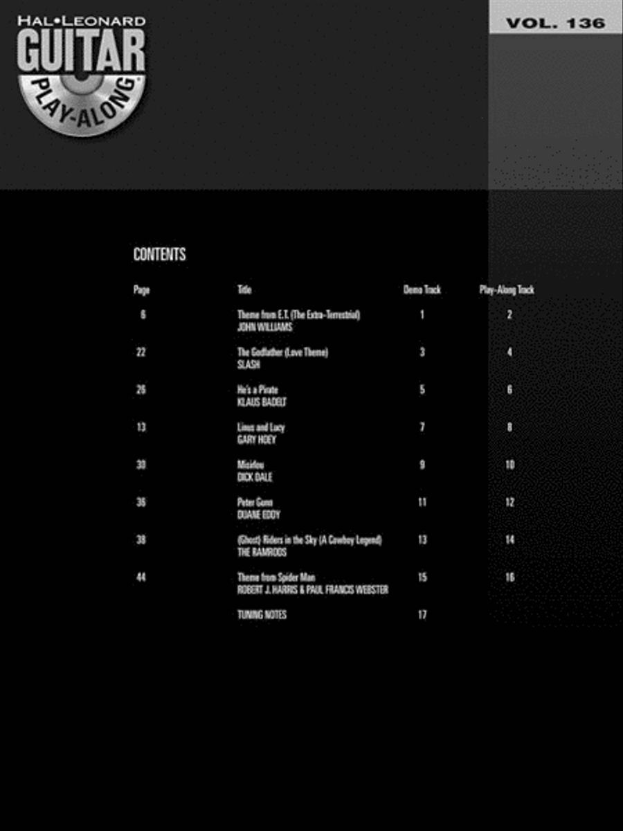 Guitar Themes Guitar Tablature scores gallery preview page 3