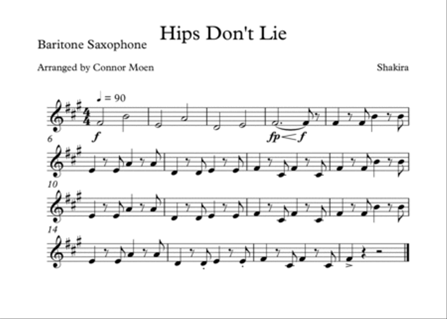 Hollaback Girl Marching Band scores gallery preview page 5