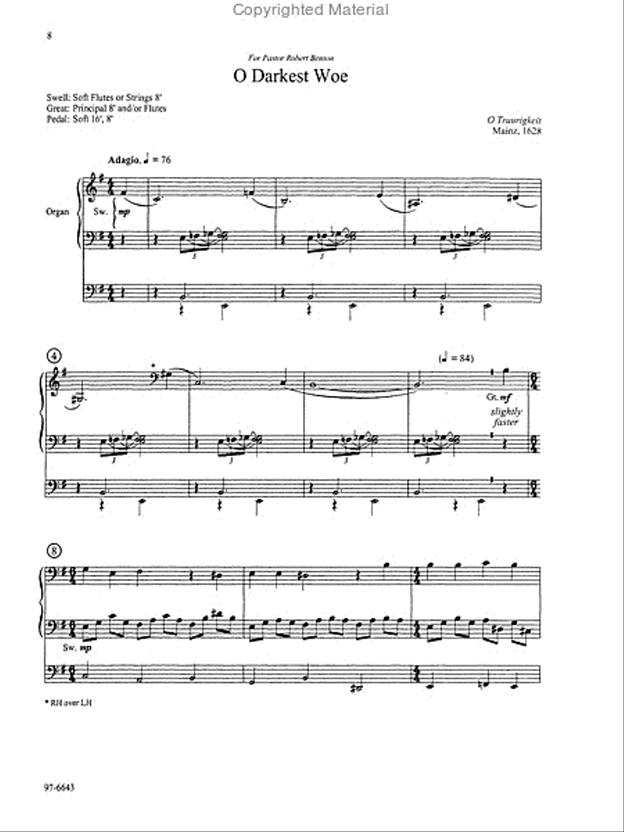Wondrous Cross Organ scores gallery preview page 4