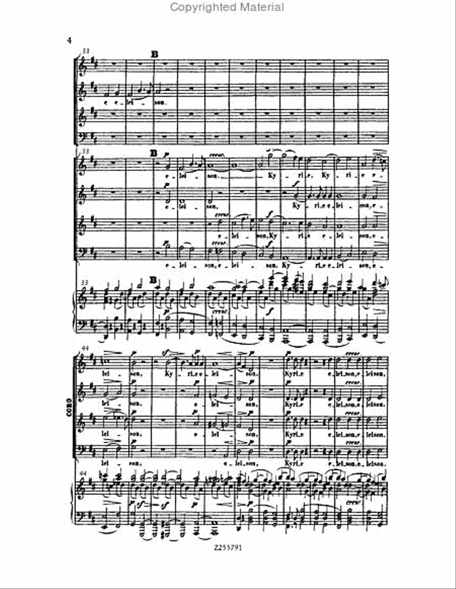 Missa Solemnis, Op.123 Choir scores gallery preview page 4