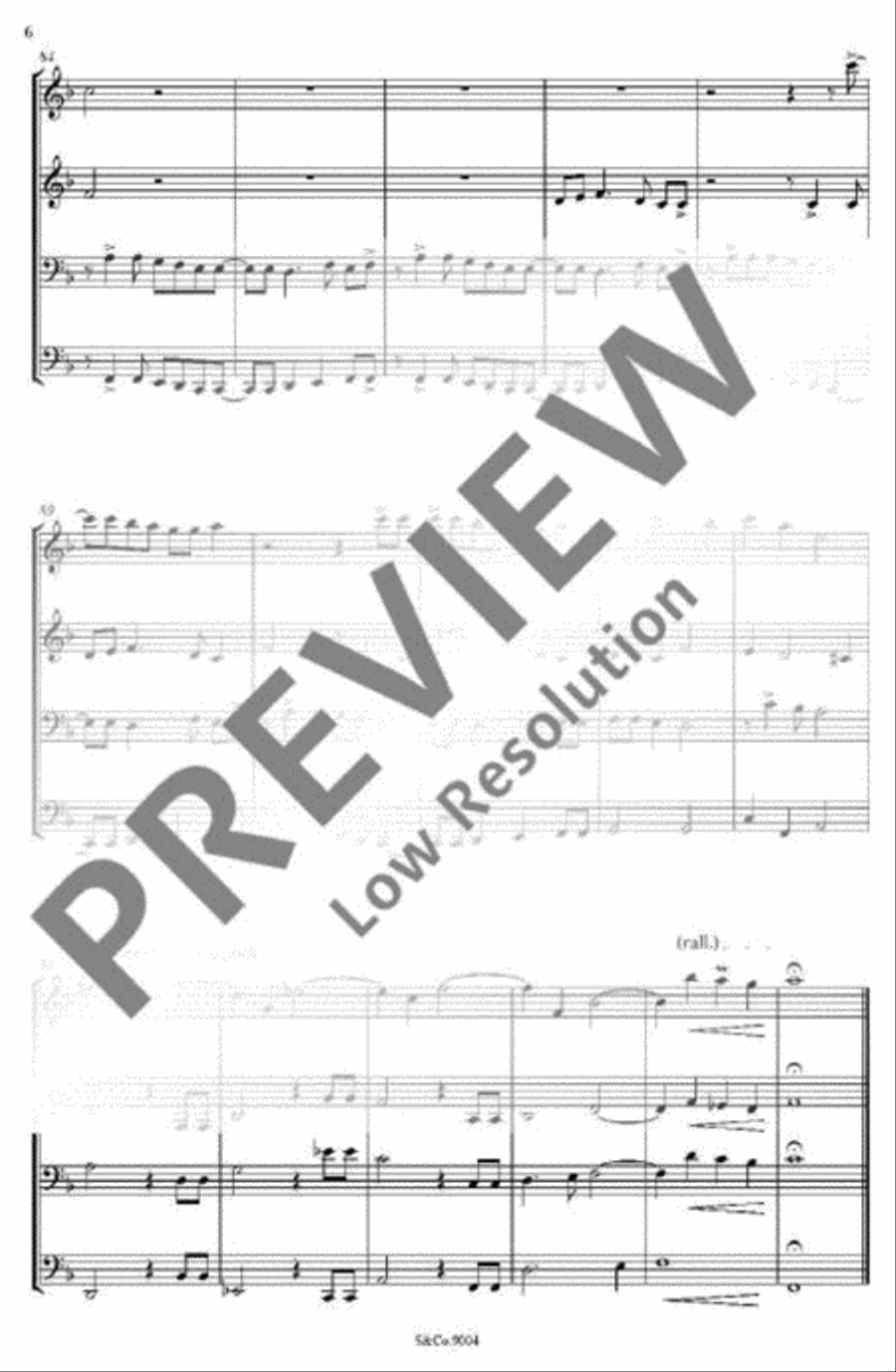 Fantazia 6 Fantazia 6 Saxophone Quartet scores gallery preview page 7