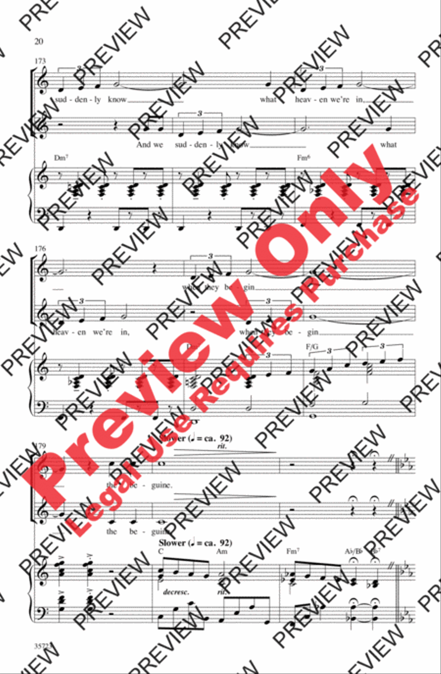 Let's Fall in Love Women's Choir scores gallery preview page 20