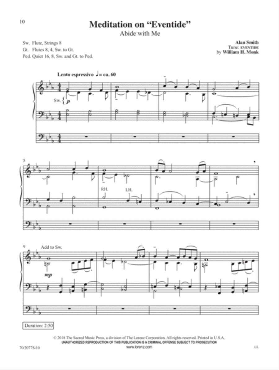 Love Divine Organ Solo scores gallery preview page 5