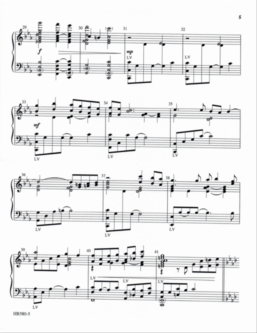 Ah, Holy Jesus - Austin 5-Octaves scores gallery preview page 4