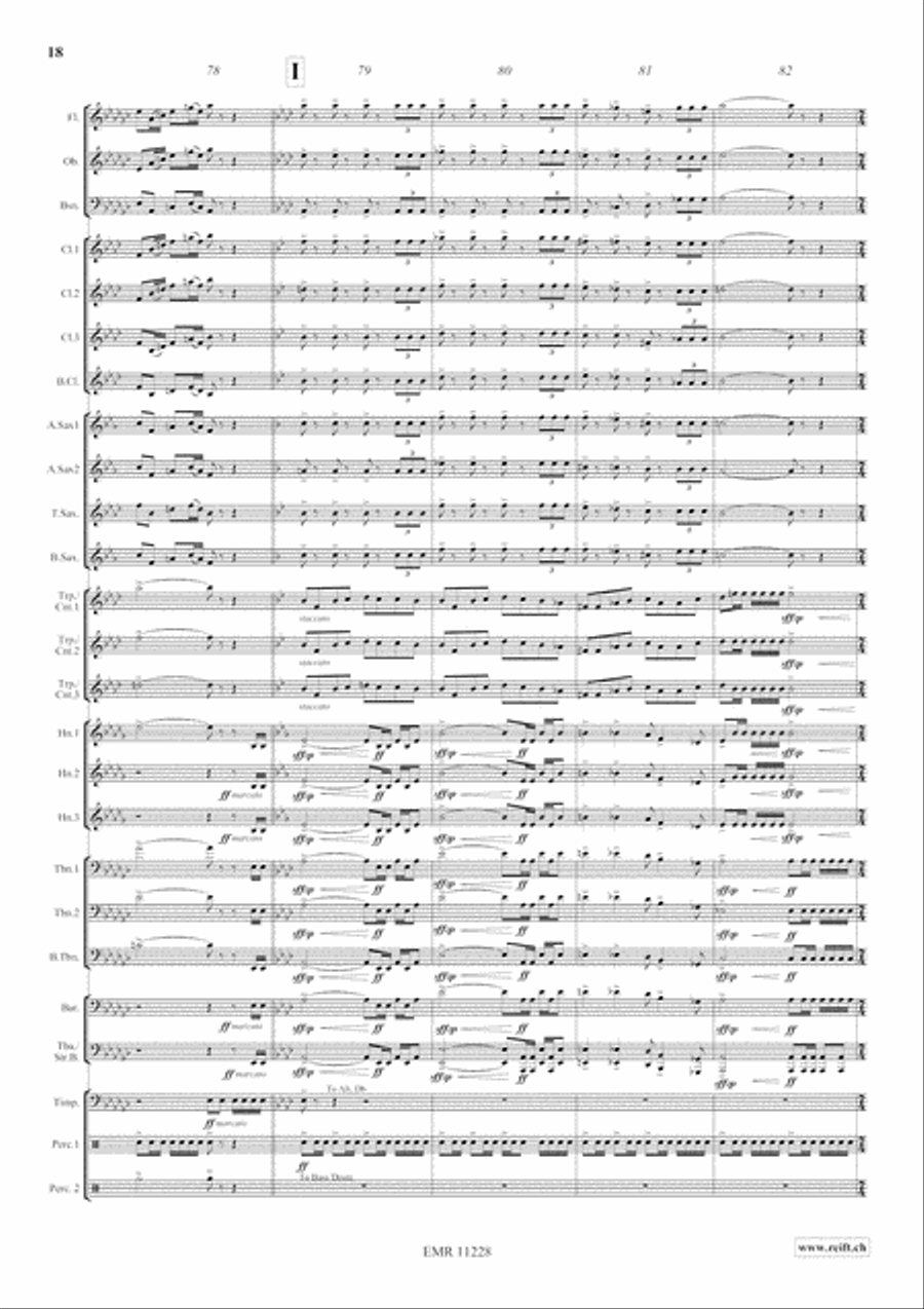 Clouds Concert Band scores gallery preview page 20