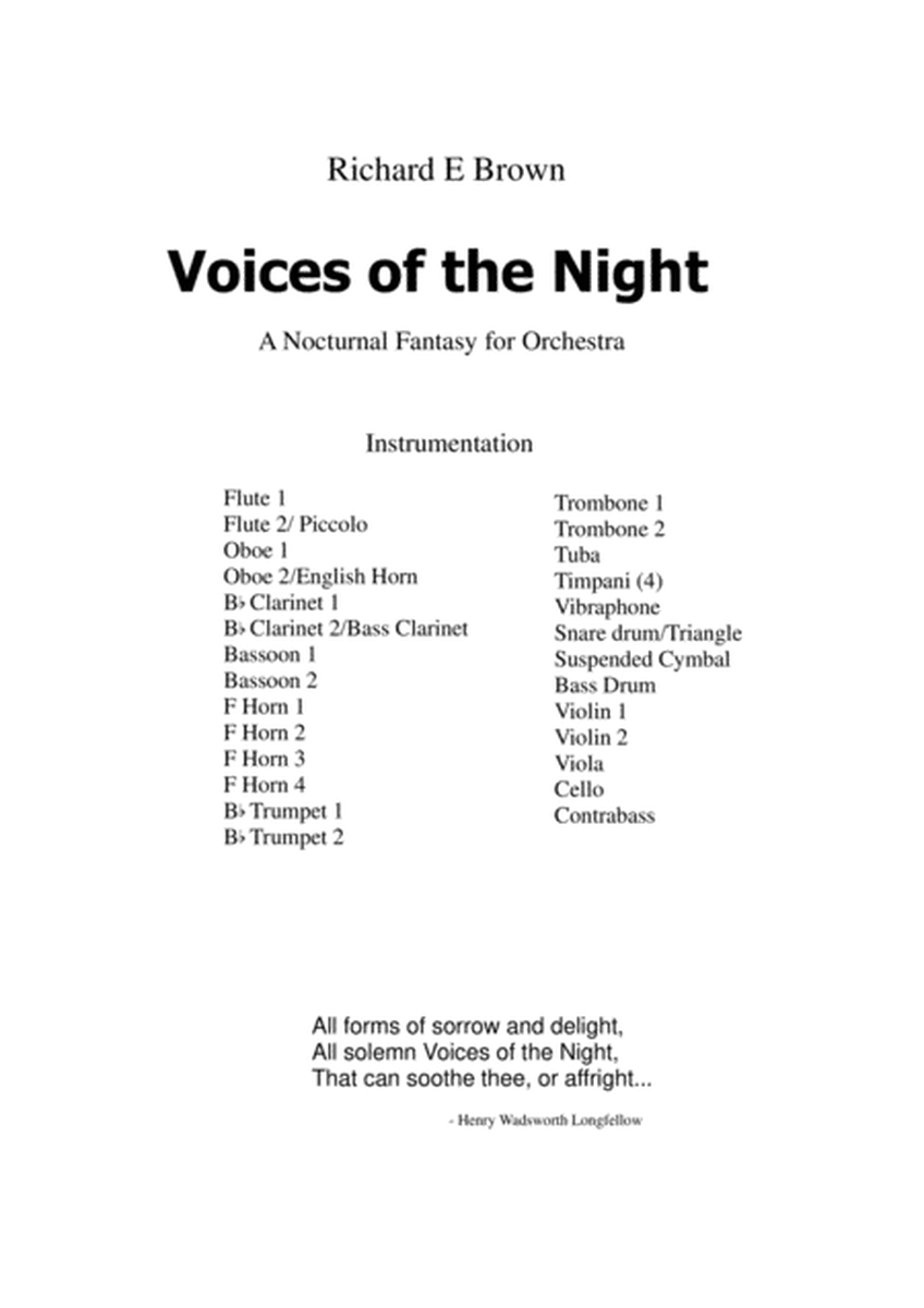 Voices of the Night - orchestra image number null