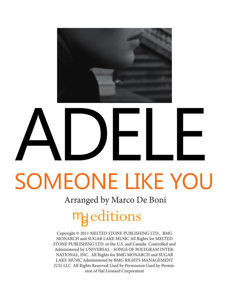 Someone Like You Flute Duet scores gallery preview page 1