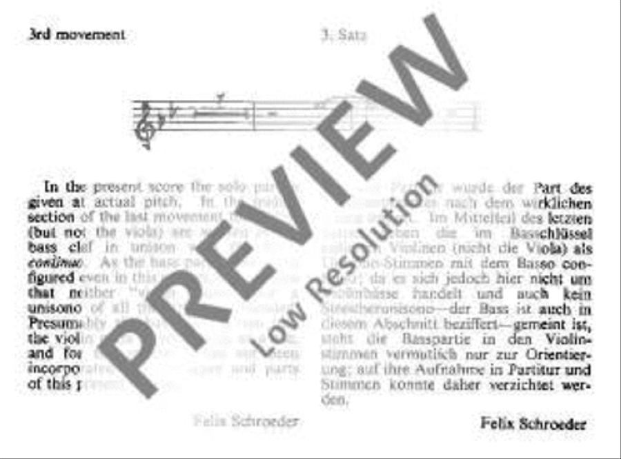 Concerto A major Piano and Keyboard scores gallery preview page 5
