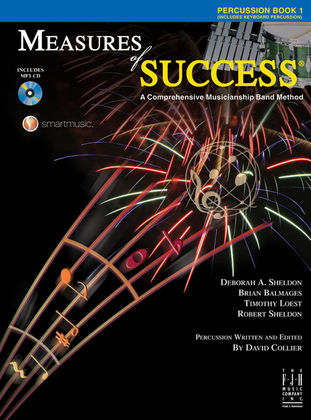 Book cover for Measures of Success Percussion Book 1