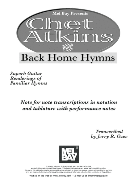 Chet Atkins Plays Back Home Hymns