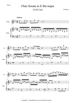 Flute Sonata in E flat major H.545 2nd