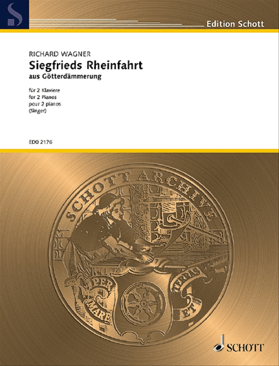 Siegfrieds Rheinfahrt Piano Duet scores gallery preview page 1