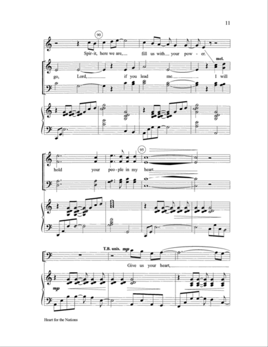 Heart for the Nations Heart for the Nations 4-Part scores gallery preview page 11