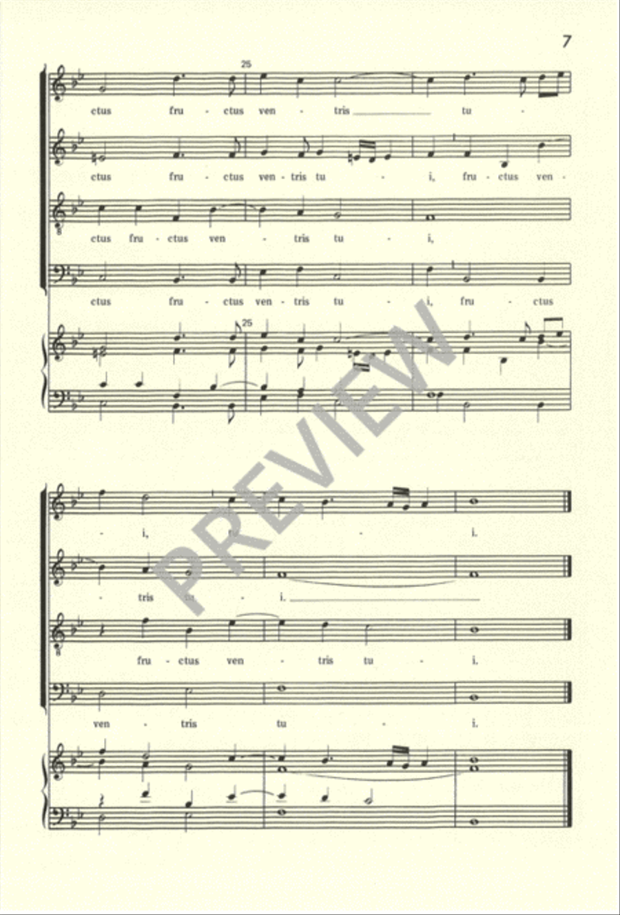 Ave Maria Ave Maria 4-Part scores gallery preview page 8