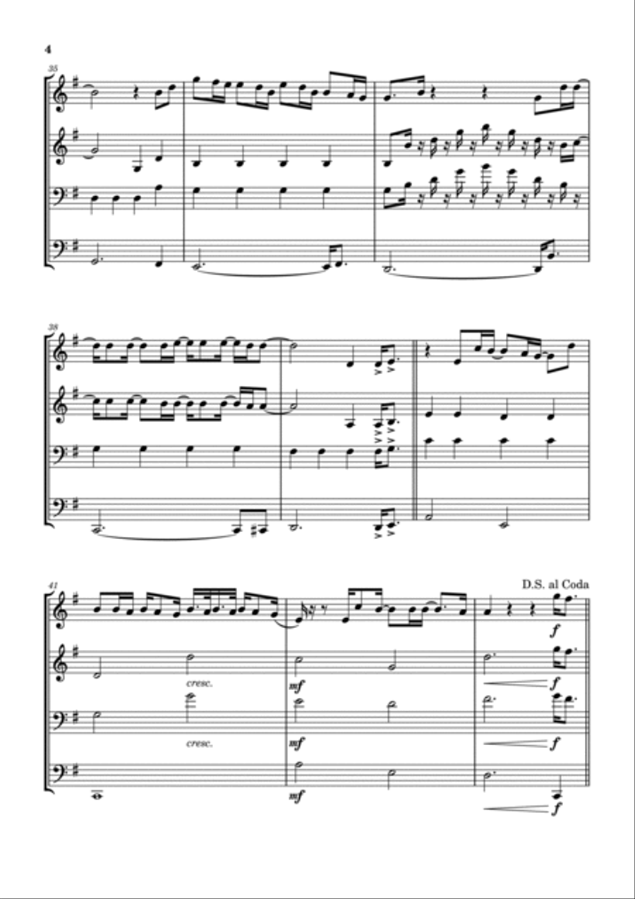 Carried Away Carried Away Brass Ensemble scores gallery preview page 5