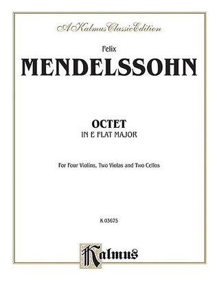 Book cover for String Octet in E-flat Major, Op. 20