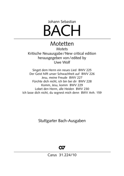 The complete motets (without Bc)