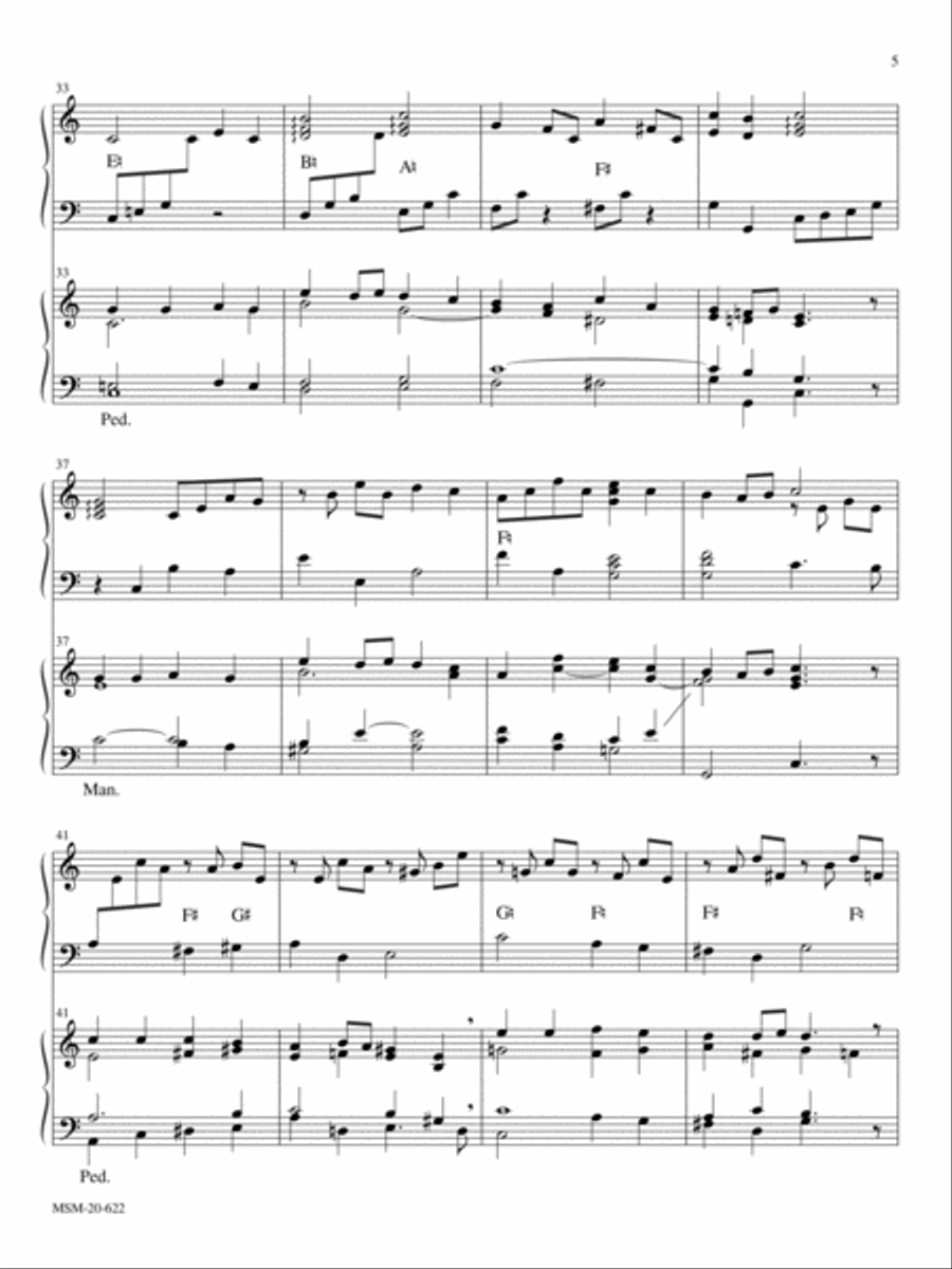 Love Eternal: Three Weddings Hymns for Harp and Organ Harp scores gallery preview page 4