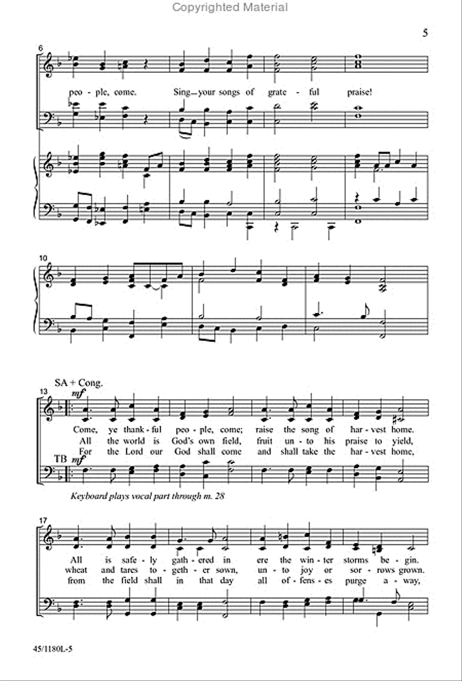 All Together Now All Together Now 4-Part scores gallery preview page 4