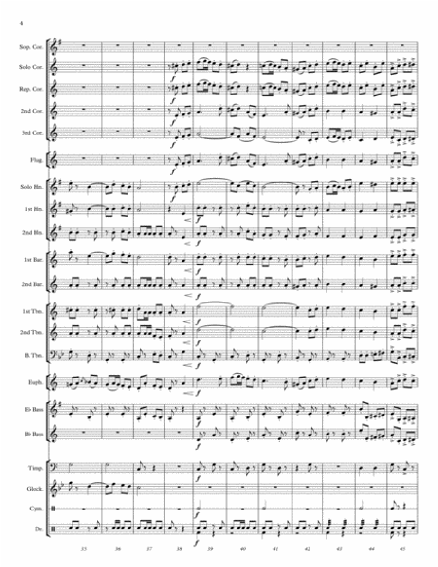 The Midwesterner Brass Band scores gallery preview page 5