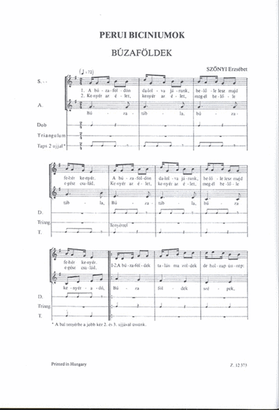 Biciniums - Perui Biciniukum A Cappella scores gallery preview page 2