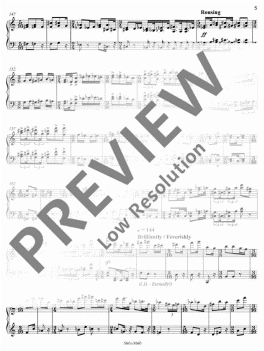 Triorchic Blues Triorchic Blues Piano Solo scores gallery preview page 8