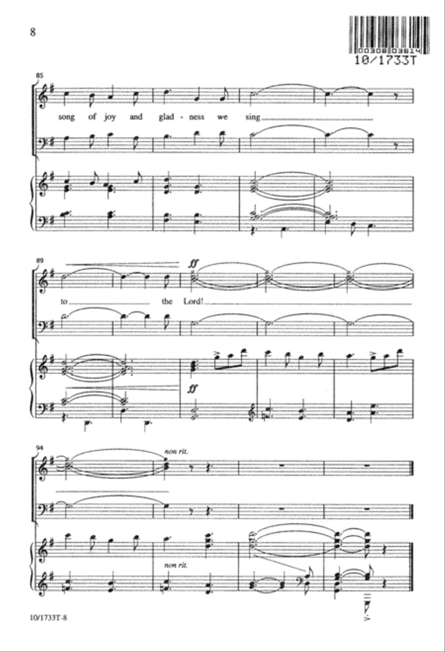 Sing a Most Joyous Song Sing a Most Joyous Song 2-Part scores gallery preview page 8