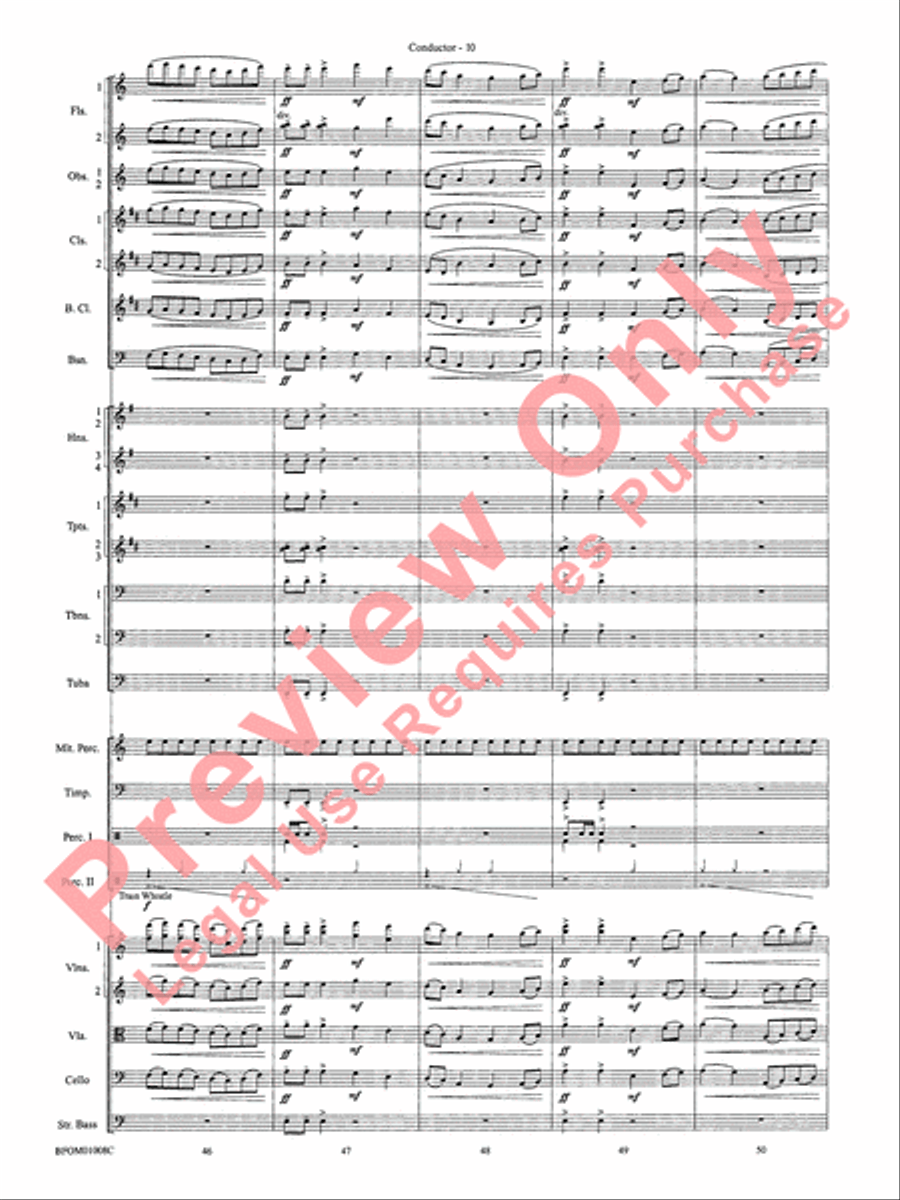 The Great Locomotive Chase Full Orchestra scores gallery preview page 17