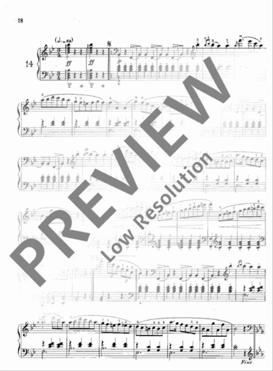 15 Waltzes 15 Waltzes Piano Solo scores gallery preview page 19