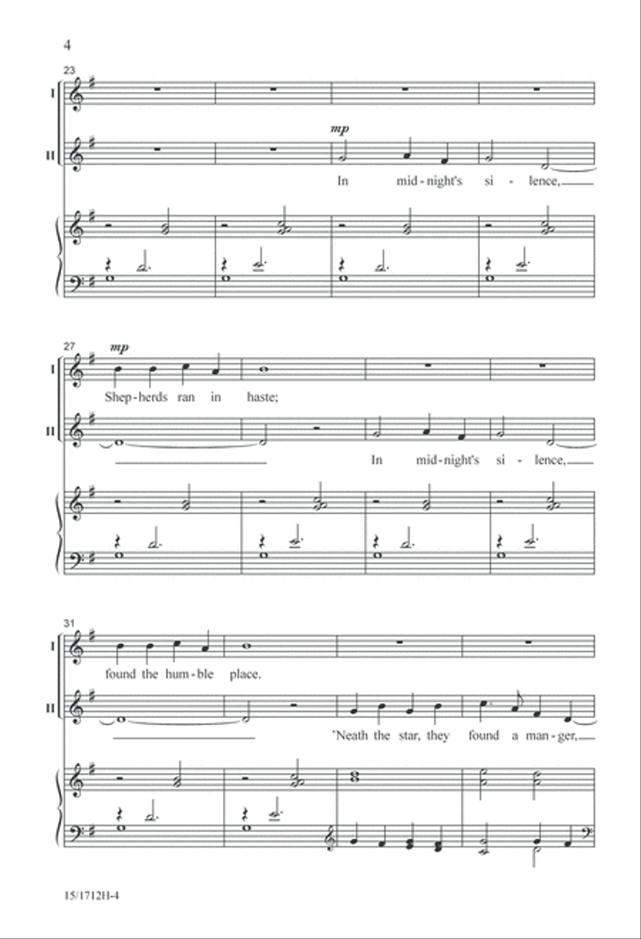 In Midnight's Silence In Midnight's Silence 2-Part scores gallery preview page 4