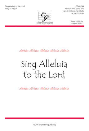 Book cover for Sing Alleluia to the Lord